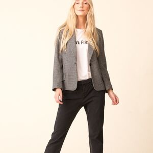 Nili Lotan Humphrey Cropped Blazer